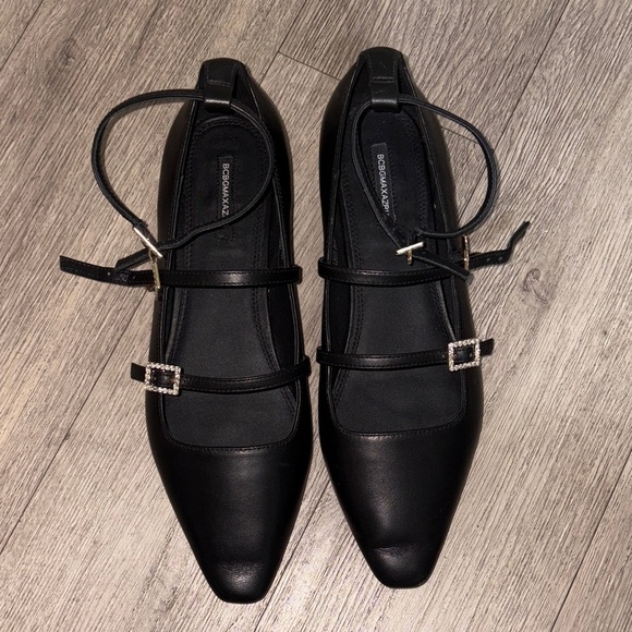 BCBGMaxAzria Black Multi-Strap Flats - Picture 7 of 8